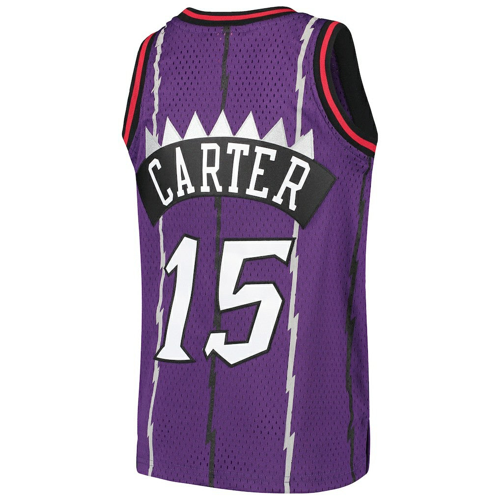 Vince Carter Toronto Raptors Youth 1998/99 Hardwood Classics Swingman Throwback Jersey - Purple outlet