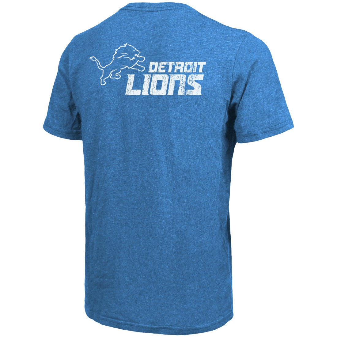 Detroit Lions Majestic Threads Tri-Blend Pocket T-Shirt - Blue discount