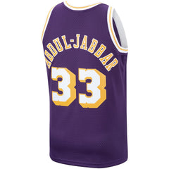 Kareem Abdul-Jabbar Los Angeles Lakers Hardwood Classics Swingman Jersey - Purple online