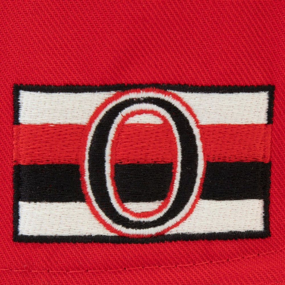 Ottawa Senators Fanatics True Classic Snapback Hat - Cream/Red Hats