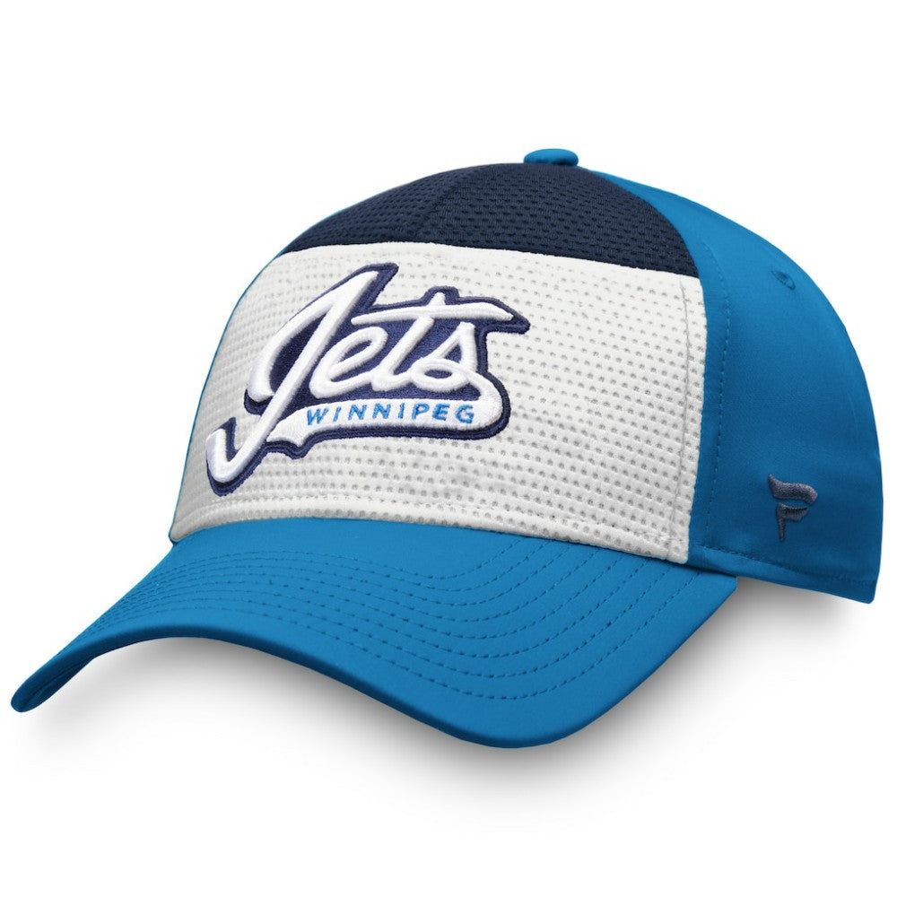 Winnipeg Jets Fanatics Breakaway Alternate Jersey Flex Hat - White/Blue Jerseys