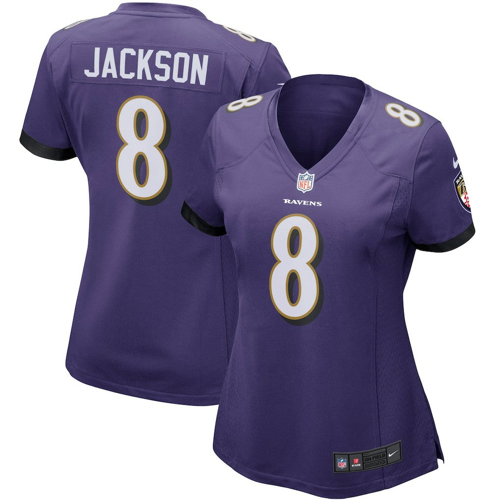 Lamar Jackson Baltimore Ravens Women's Game Player Jersey - Purple on sale