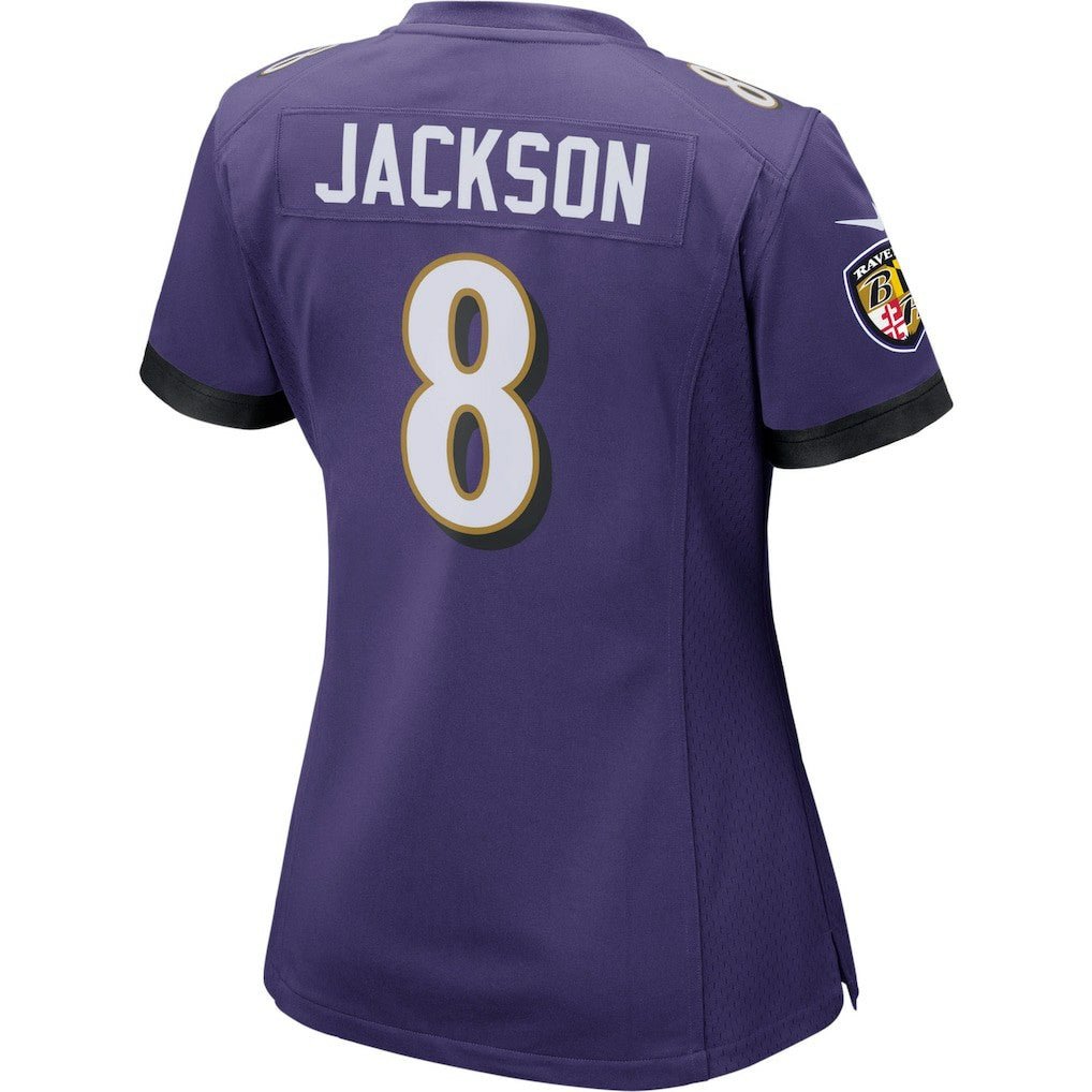 Lamar Jackson Baltimore Ravens Women's Game Player Jersey - Purple on sale