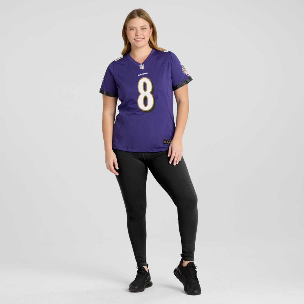 Lamar Jackson Baltimore Ravens Women's Game Player Jersey - Purple on sale