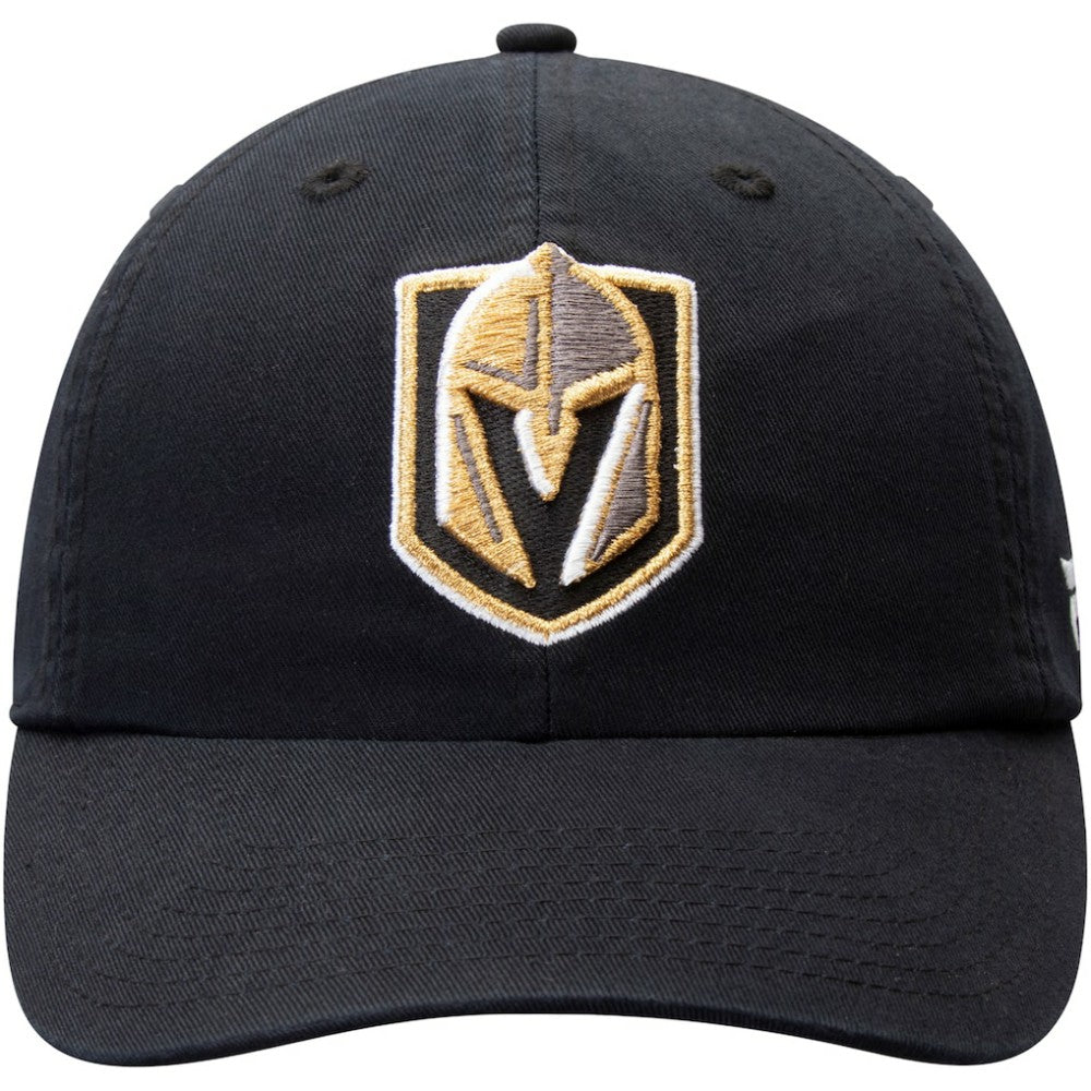 Vegas Golden Knights Fanatics Primary Logo Fundamental Core Adjustable Hat - Black Hats