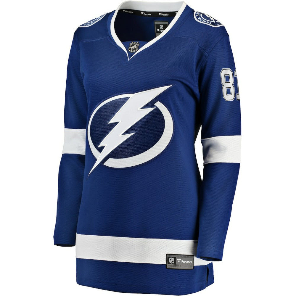 Erik Cernak Tampa Bay Lightning Fanatics Women's Home Breakaway Player Jersey - Blue Jerseys