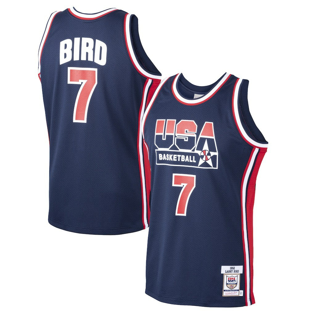 Larry Bird USA Basketball 1992 Dream Team Authentic Jersey - Navy cheap
