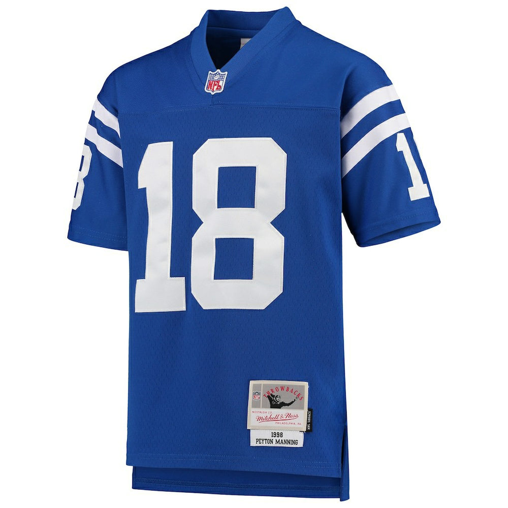 Peyton Manning Indianapolis Colts Youth 1998 Legacy Retired Player Jersey - Royal discount