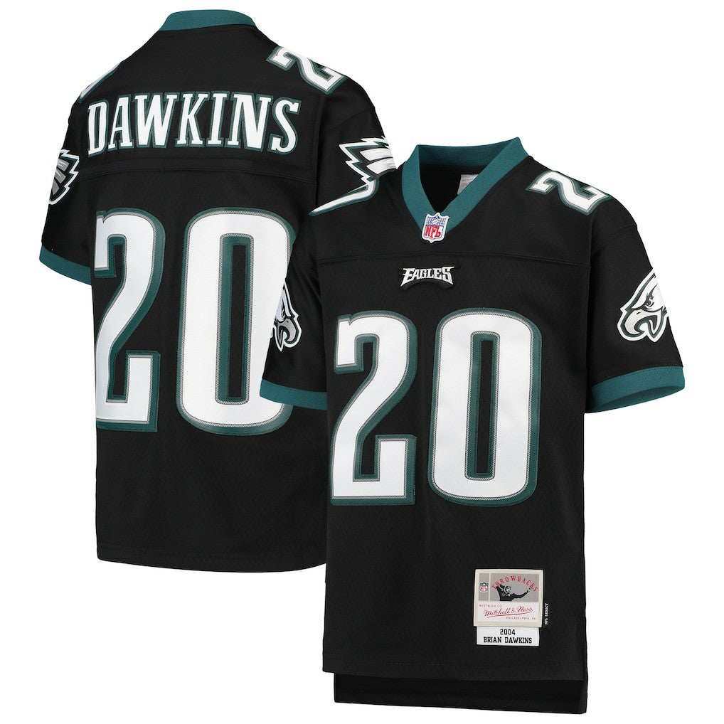 Brian Dawkins Philadelphia Eagles Youth 2004 Legacy Retired Player Jersey - Black outlet
