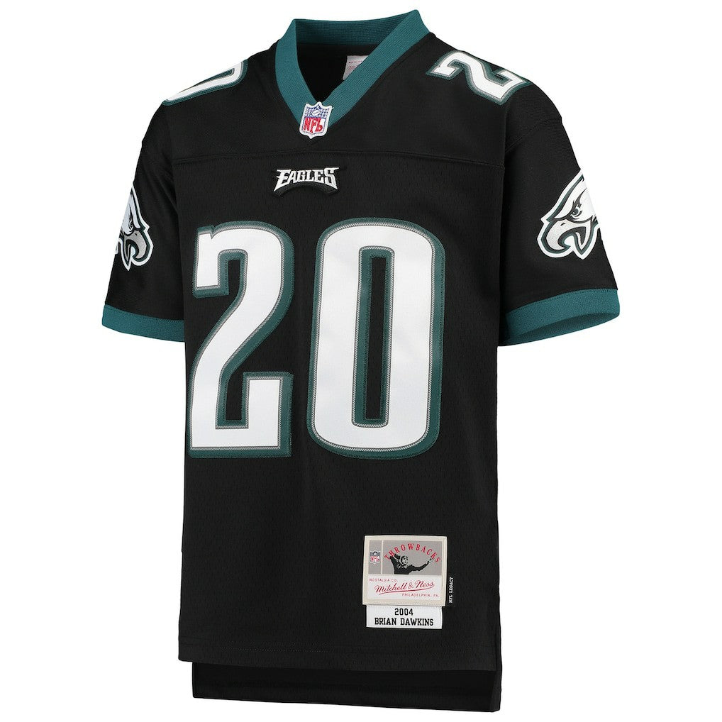 Brian Dawkins Philadelphia Eagles Youth 2004 Legacy Retired Player Jersey - Black outlet