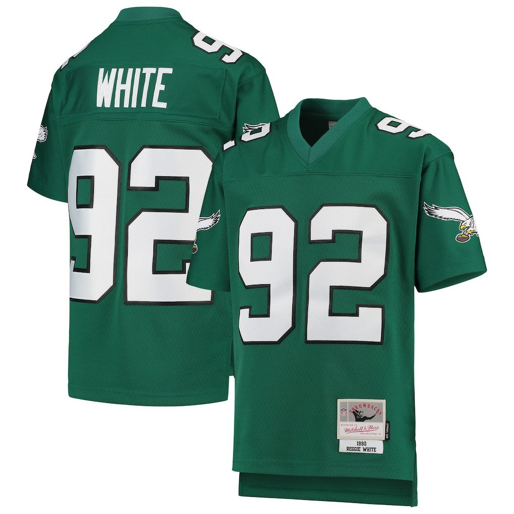 Reggie White Philadelphia Eagles Youth 1990 Legacy Retired Player Jersey - Green cheap