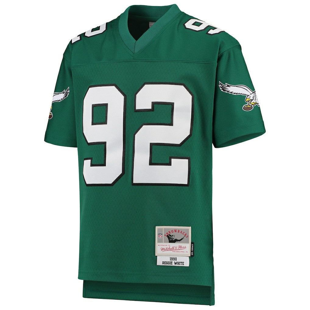 Reggie White Philadelphia Eagles Youth 1990 Legacy Retired Player Jersey - Green cheap