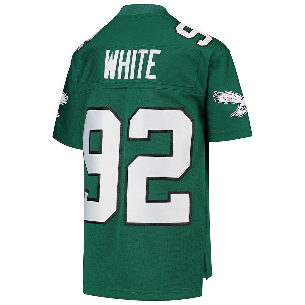 Reggie White Philadelphia Eagles Youth 1990 Legacy Retired Player Jersey - Green cheap
