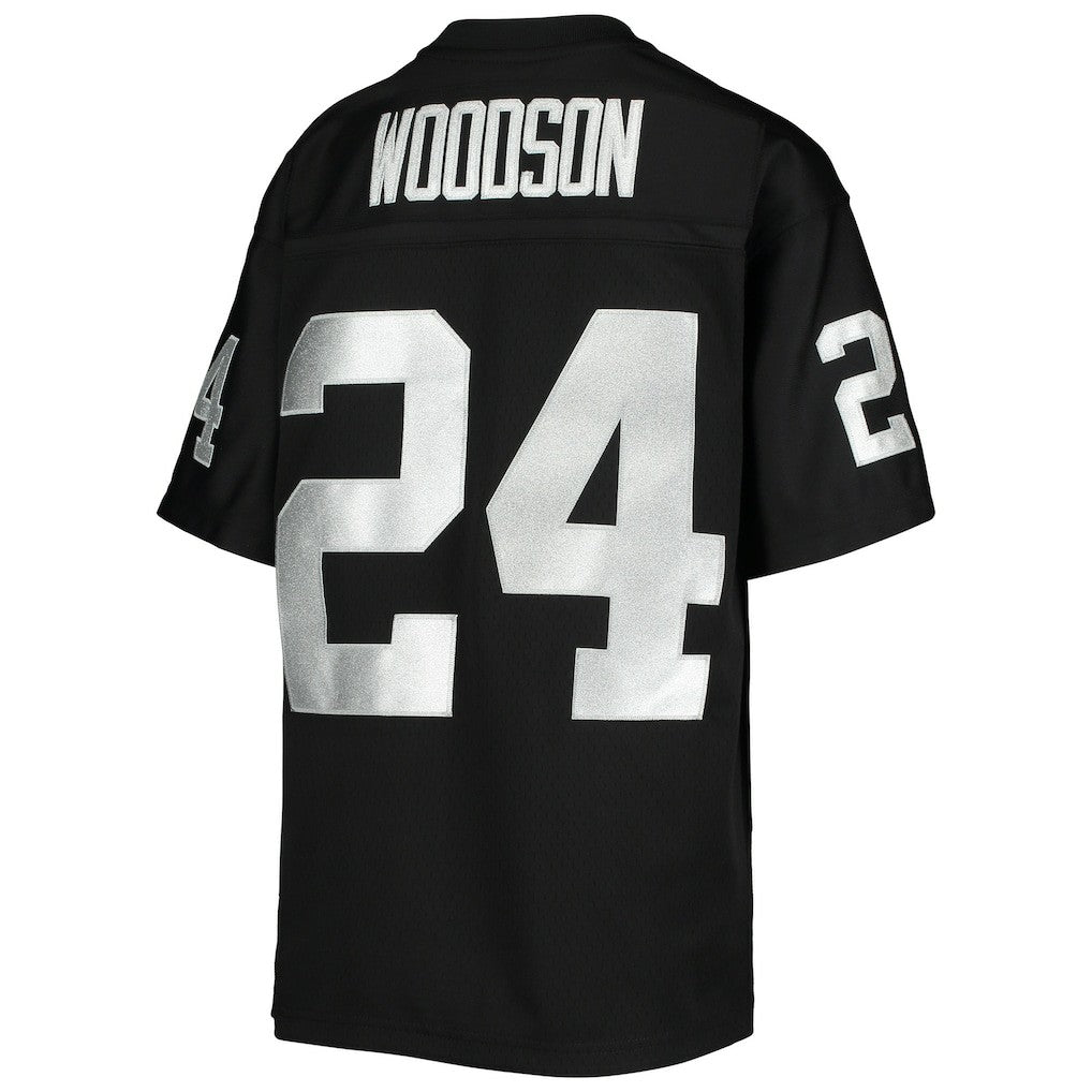 Charles Woodson Las Vegas Raiders Youth 1998 Legacy Retired Player Jersey - Black discount