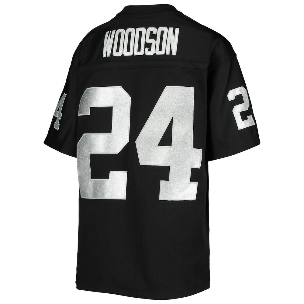 Charles Woodson Las Vegas Raiders Youth 1998 Legacy Retired Player Jersey - Black discount