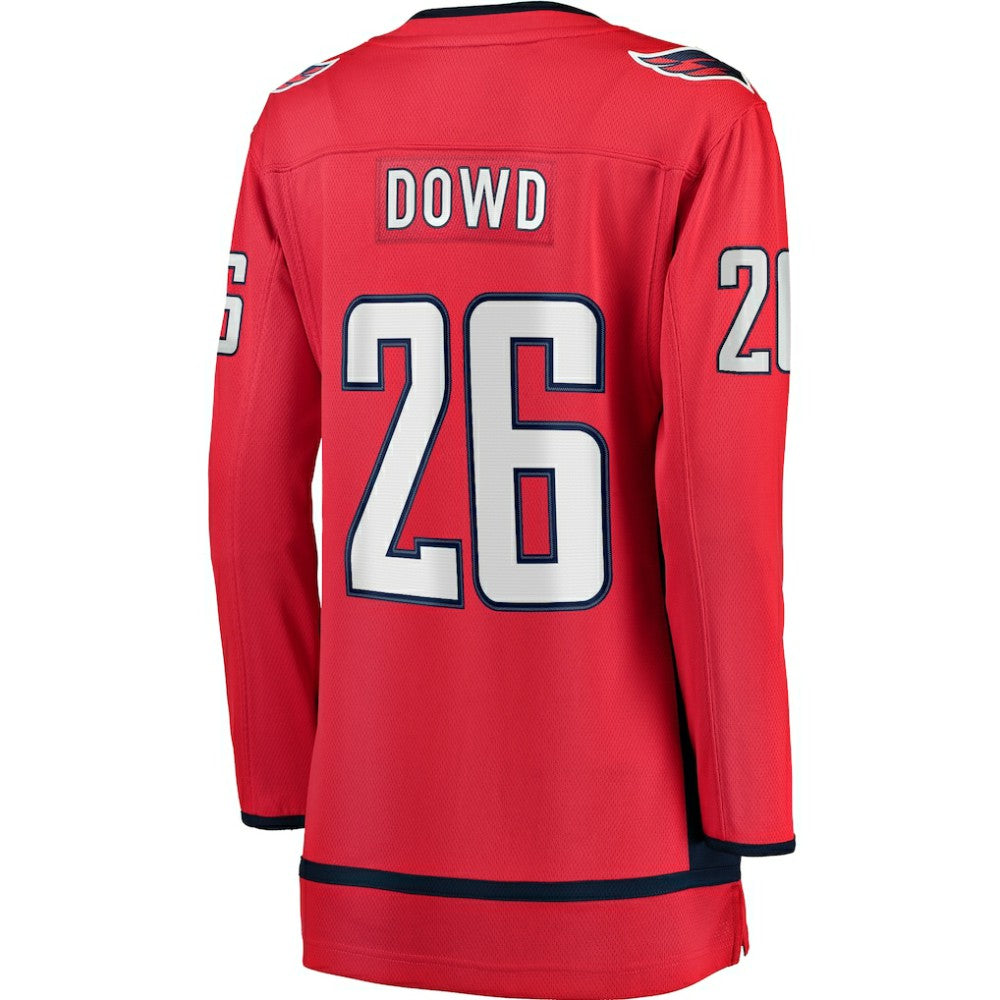 Nic Dowd Washington Capitals Fanatics Women's Home Breakaway Player Jersey - Red Jerseys