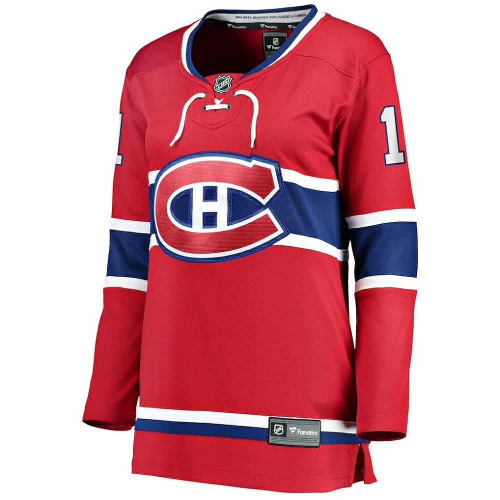 Brendan Gallagher Montreal Canadiens Fanatics Women's Home Breakaway Player Jersey - Red Jerseys