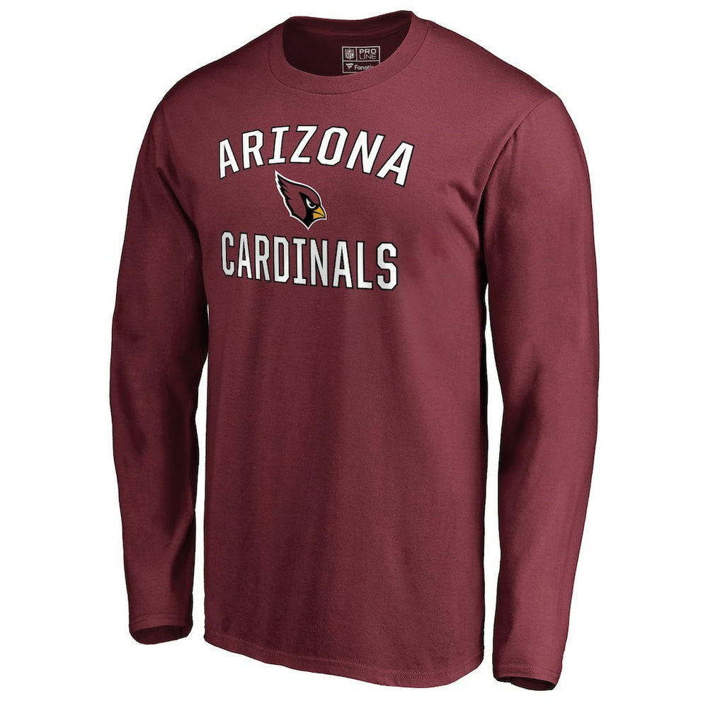 Arizona Cardinals Victory Arch Long Sleeve T-Shirt - Cardinal sale