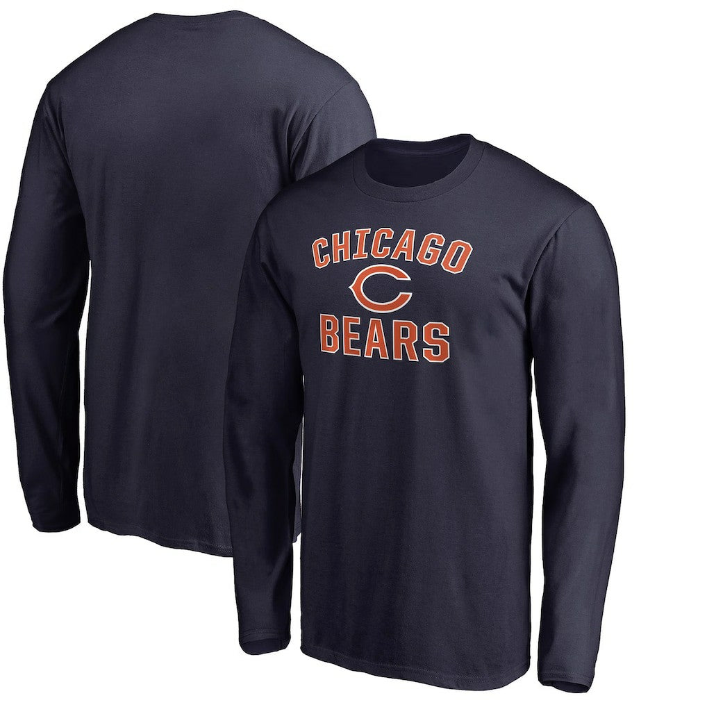 Chicago Bears Victory Arch Long Sleeve T-Shirt - Navy cheap