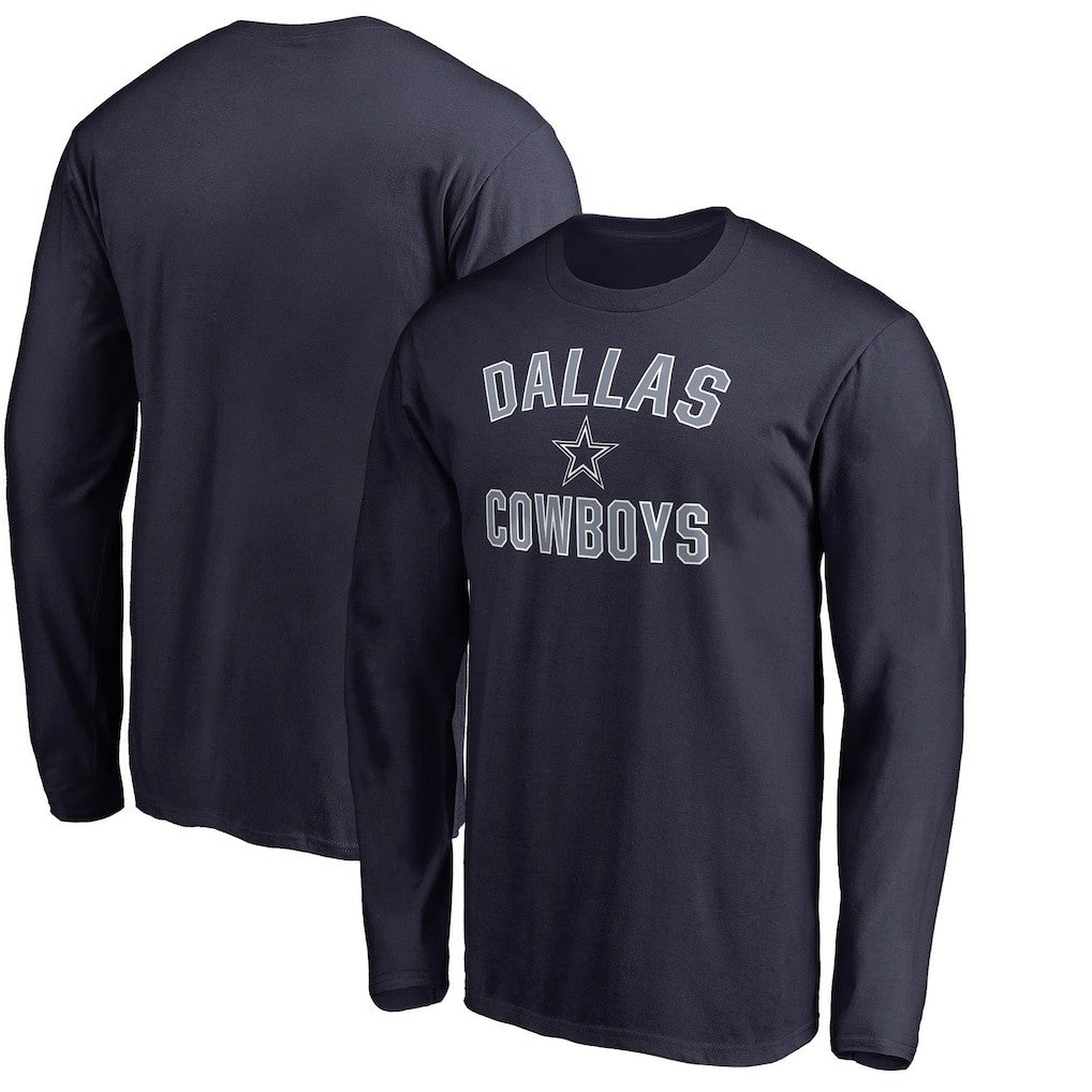 Dallas Cowboys Victory Arch Long Sleeve T-Shirt - Navy online
