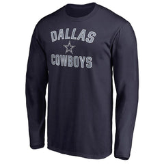 Dallas Cowboys Victory Arch Long Sleeve T-Shirt - Navy online
