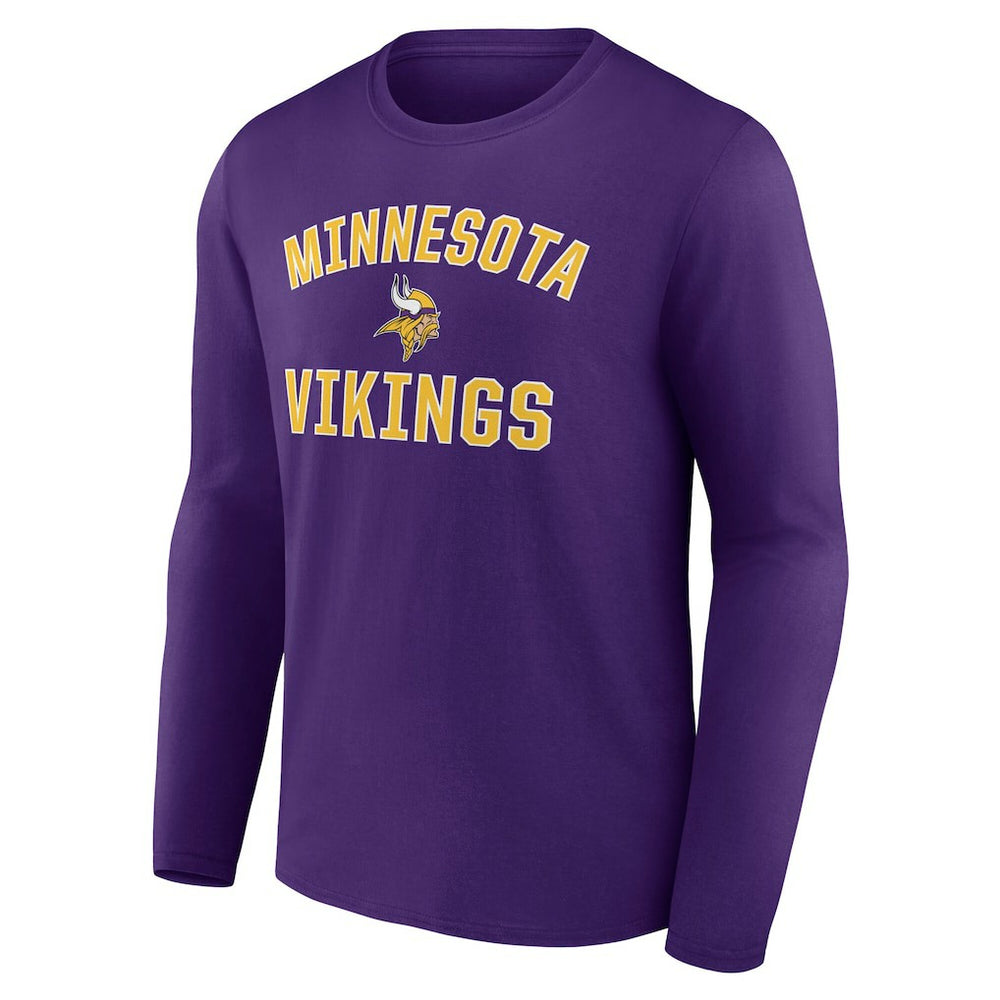 Minnesota Vikings Victory Arch Long Sleeve T-Shirt - Purple on sale