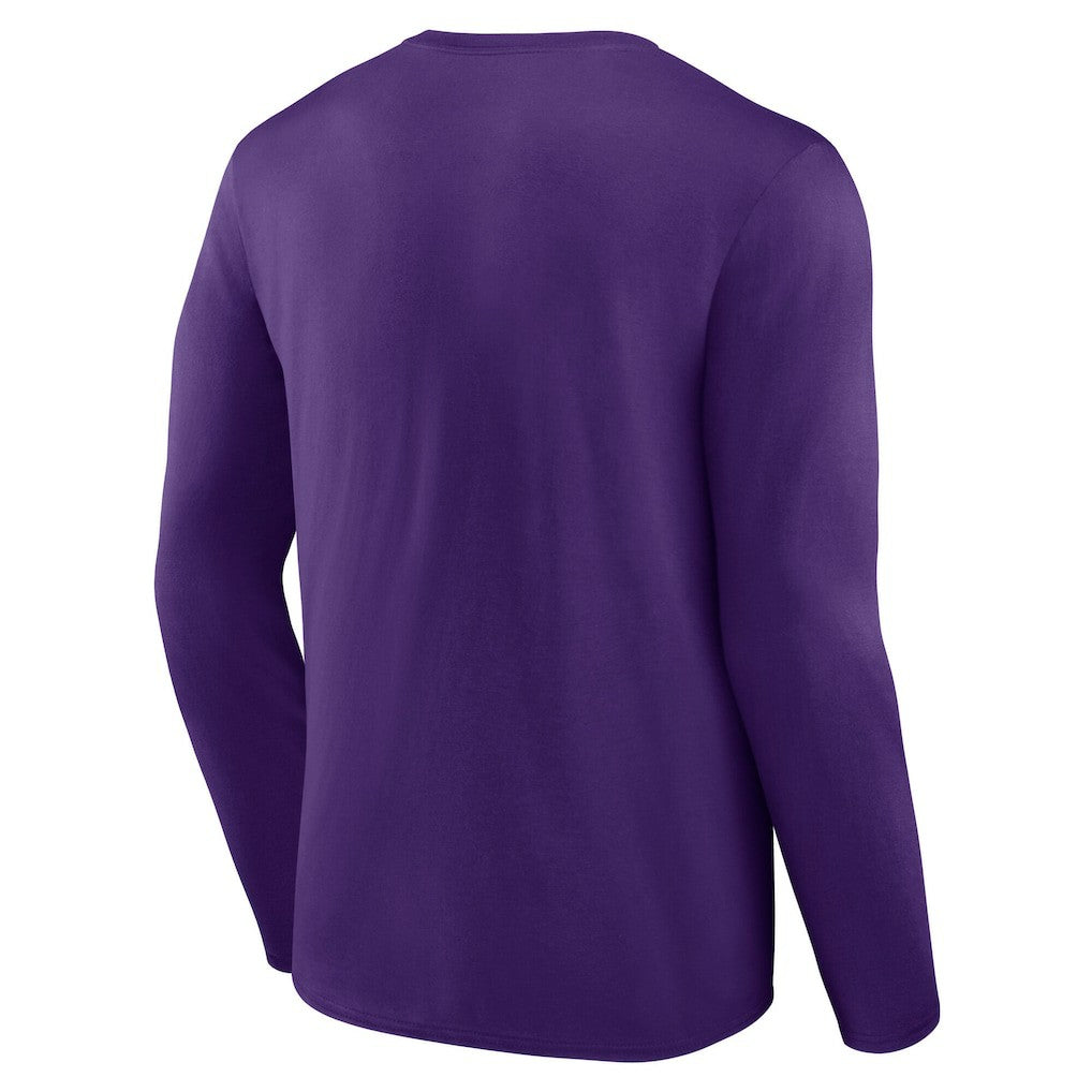 Minnesota Vikings Victory Arch Long Sleeve T-Shirt - Purple on sale