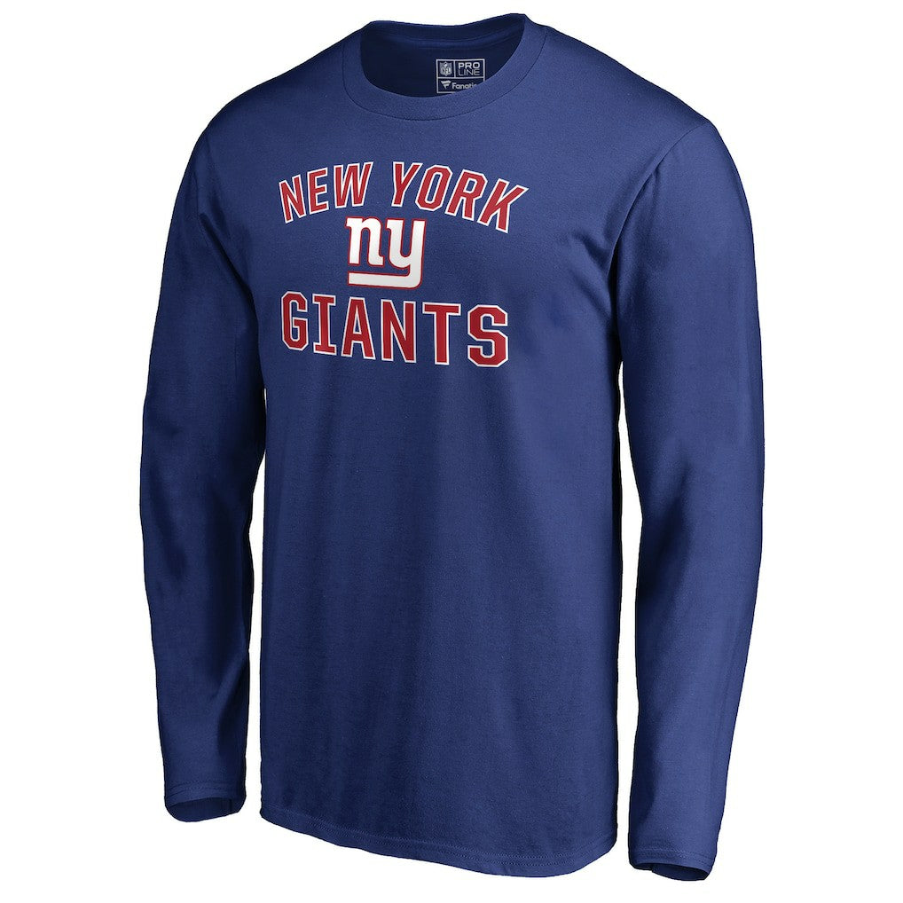 New York Giants Victory Arch Long Sleeve T-Shirt - Royal on sale