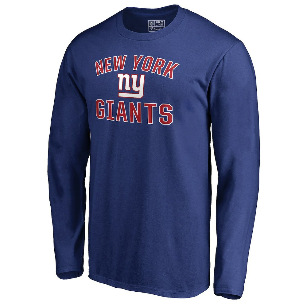 New York Giants Victory Arch Long Sleeve T-Shirt - Royal on sale
