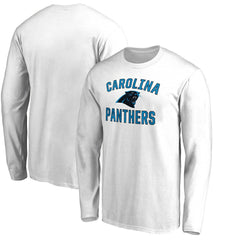 Carolina Panthers Victory Arch Long Sleeve T-Shirt - White for sale