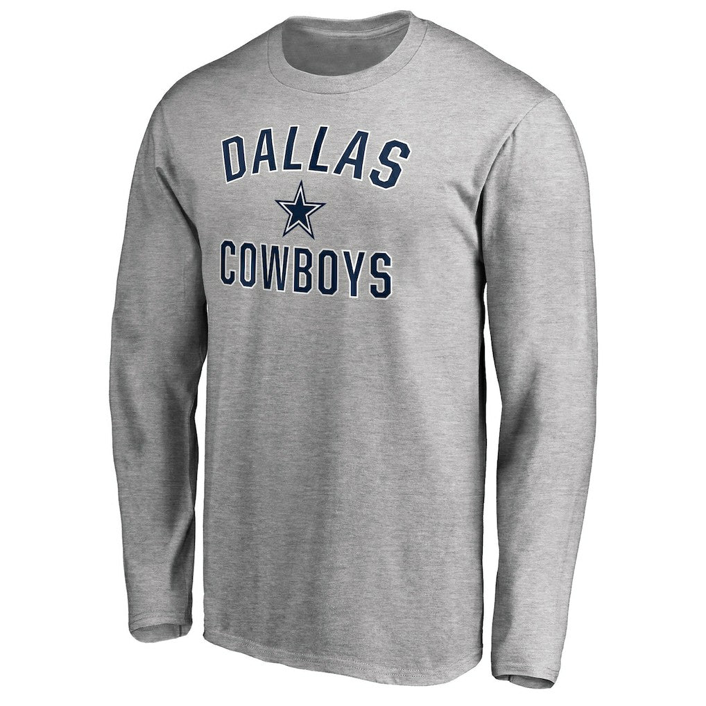 Dallas Cowboys Victory Arch Long Sleeve T-Shirt - Heathered Gray on sale