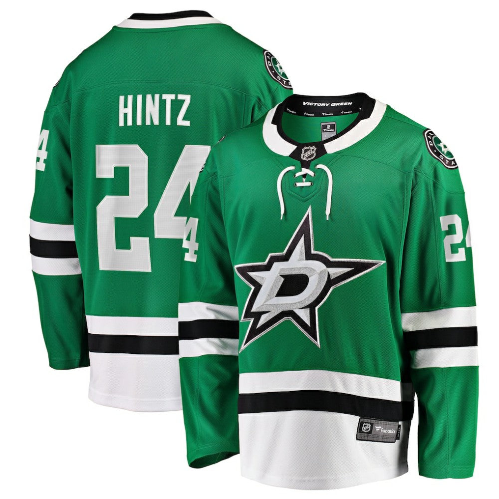 Roope Hintz Dallas Stars Fanatics Home Breakaway Player Jersey - Kelly Green Jerseys