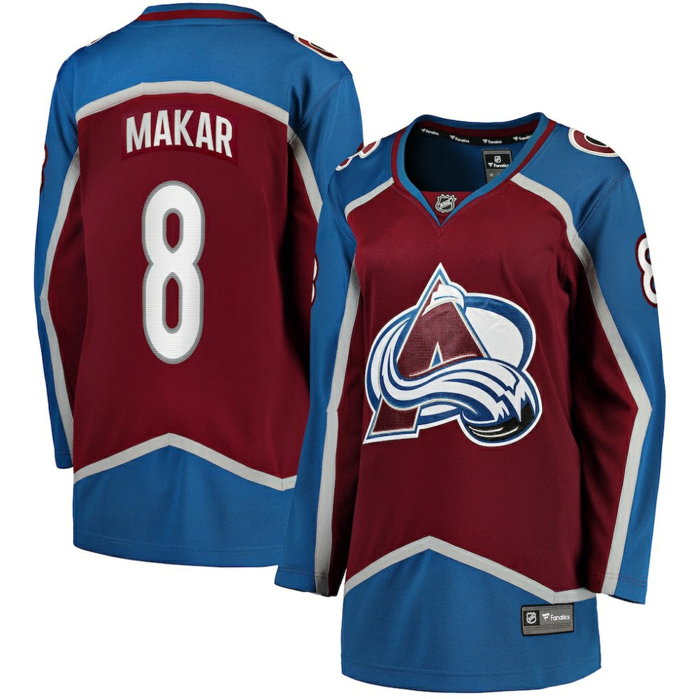 Cale Makar Colorado Avalanche Fanatics Women's Home Breakaway Player Jersey - Maroon Jerseys
