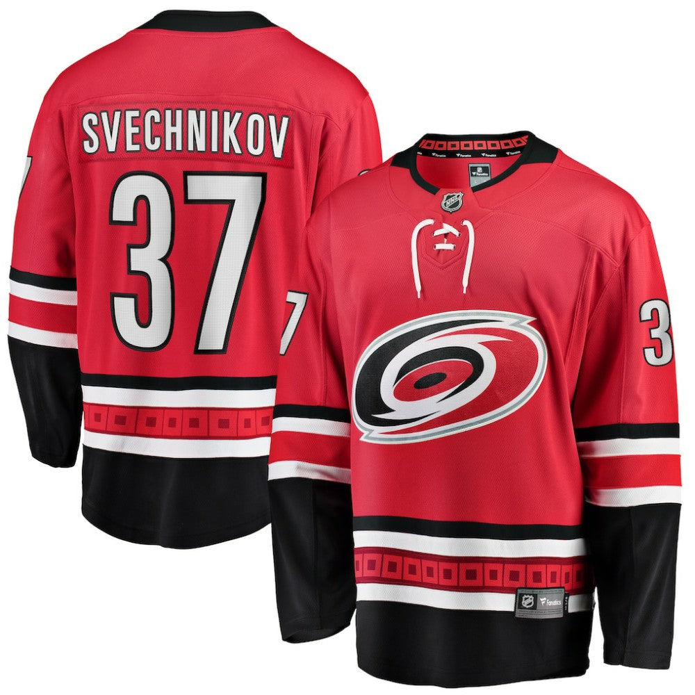 Andrei Svechnikov Carolina Hurricanes Fanatics Alternate Breakaway Player Jersey - Red Jerseys