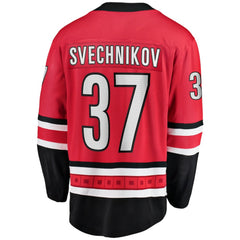 Andrei Svechnikov Carolina Hurricanes Fanatics Alternate Breakaway Player Jersey - Red Jerseys