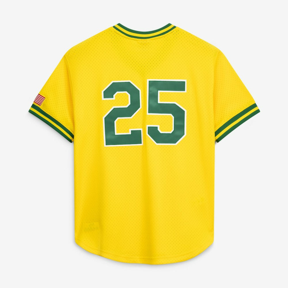Mark McGwire Athletics Authentic Batting Practice Jersey Gold