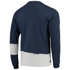 Tennessee Titans Refried Apparel Sustainable Upcycled Angle Long Sleeve T-Shirt - Navy/Gray discount