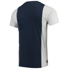 Tennessee Titans Refried Apparel Sustainable Upcycled Split T-Shirt - Navy/Gray cheap
