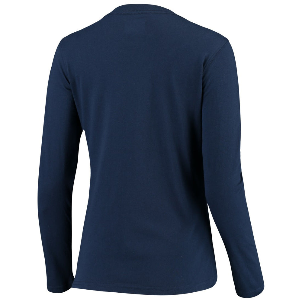 Tennessee Titans G-III 4Her by Carl Banks Women's Post Season Long Sleeve V-Neck T-Shirt - Navy outlet