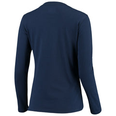 Tennessee Titans G-III 4Her by Carl Banks Women's Post Season Long Sleeve V-Neck T-Shirt - Navy outlet