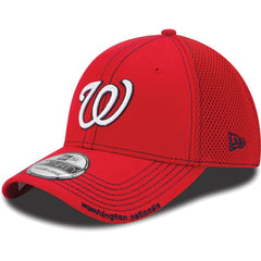 Washington Nationals Red Neo 39THIRTY Stretch Fit Hat