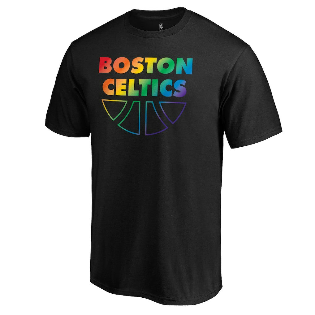 Boston Celtics Team Pride Wordmark T-Shirt - Black shop