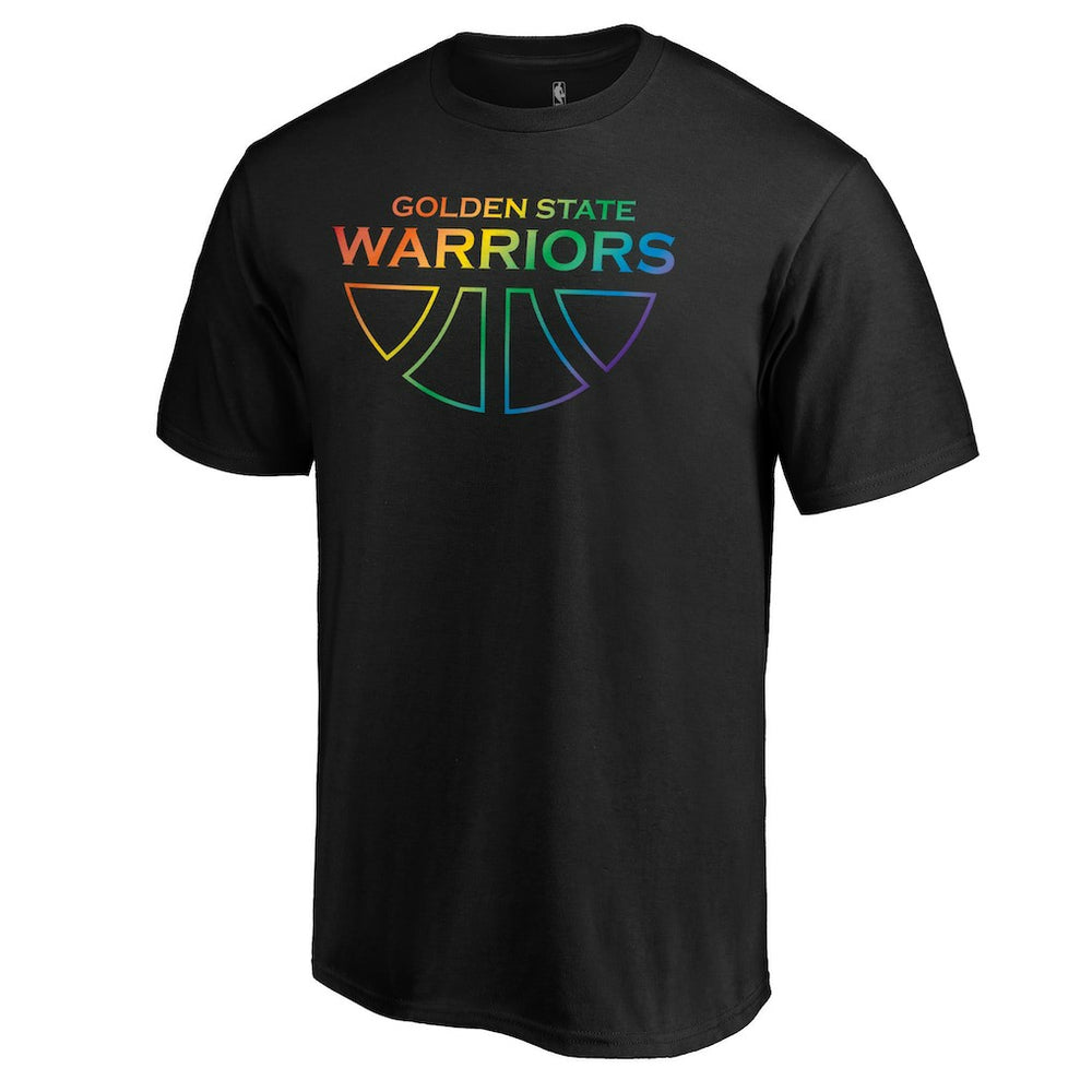 Golden State Warriors Team Pride Wordmark T-Shirt sale - Black cheap