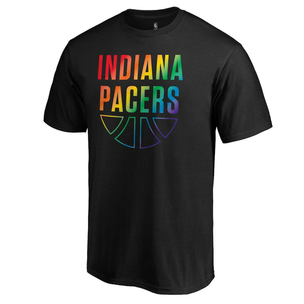 Indiana Pacers Team Pride Wordmark T-Shirt - Black cheap