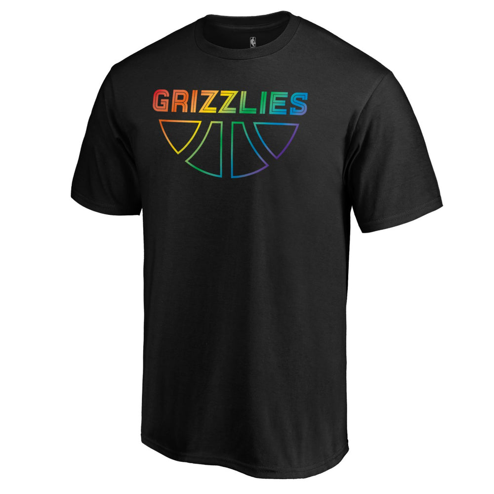 Memphis Grizzlies Team Pride Wordmark T-Shirt - Black for sale
