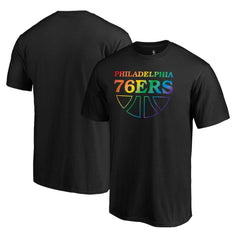 Philadelphia 76ers Team Pride Wordmark T-Shirt - Black shop