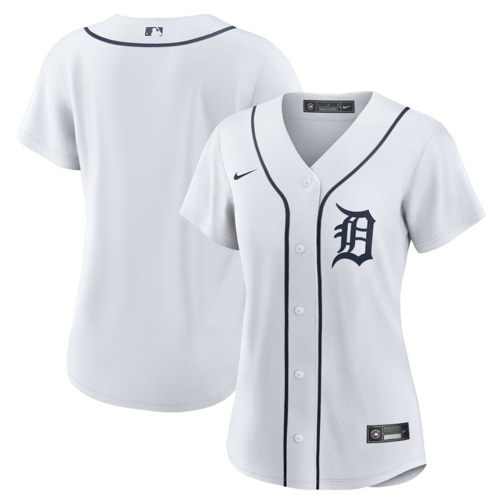 Detroit Tigers Women's Home Replica Team Jersey White