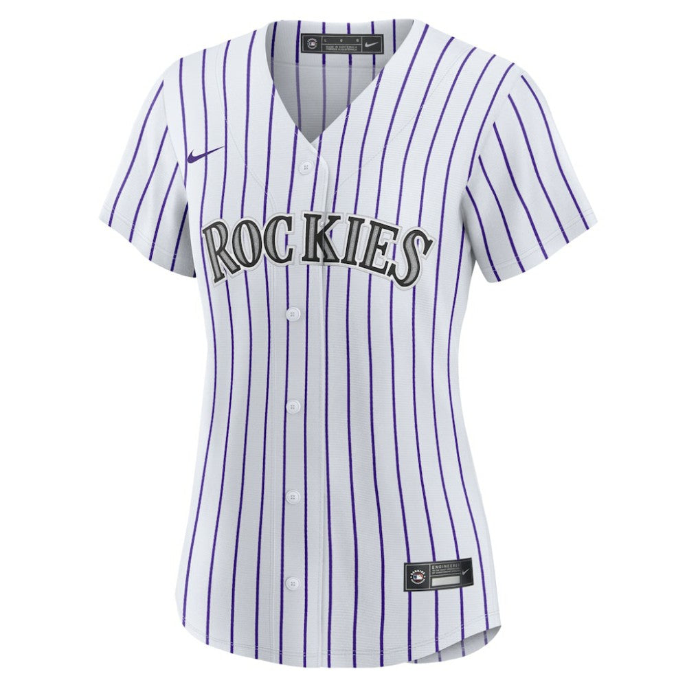 Colorado Rockies Women's Home Replica Team Jersey White