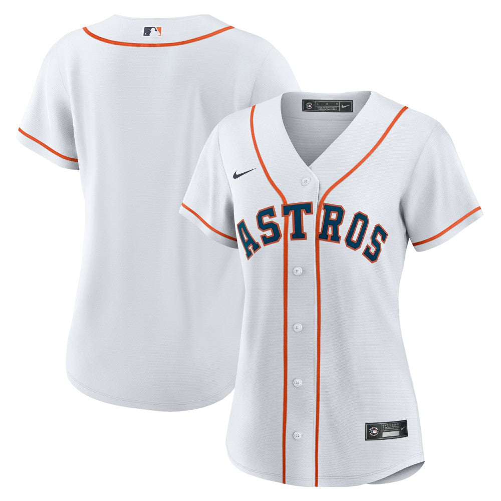Houston Astros Women's Home Replica Team Jersey White