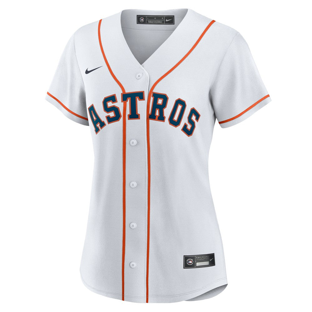 Houston Astros Women's Home Replica Team Jersey White